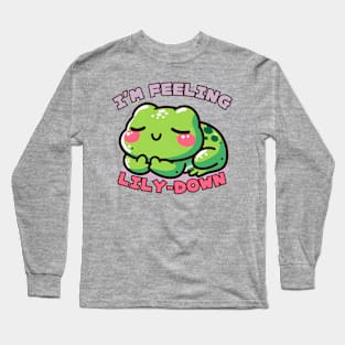 Tired frog Long Sleeve T-Shirt